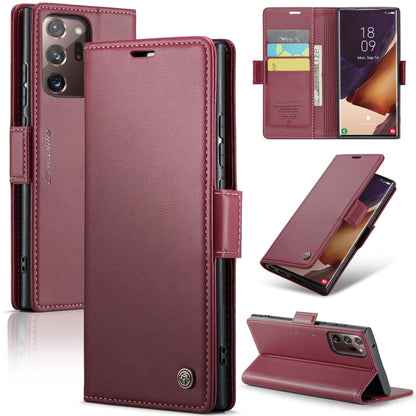 CaseMe 023 Butterfly Buckle Litchi Texture RFID Anti-theft Leather Phone Case, For Samsung Galaxy S21+ 5G, For Samsung Galaxy S21 Ultra 5G, For Samsung Galaxy Note20 Ultra, For Samsung Galaxy S20 Ultra, For Samsung Galaxy S20, For Samsung Galaxy S20+  ...