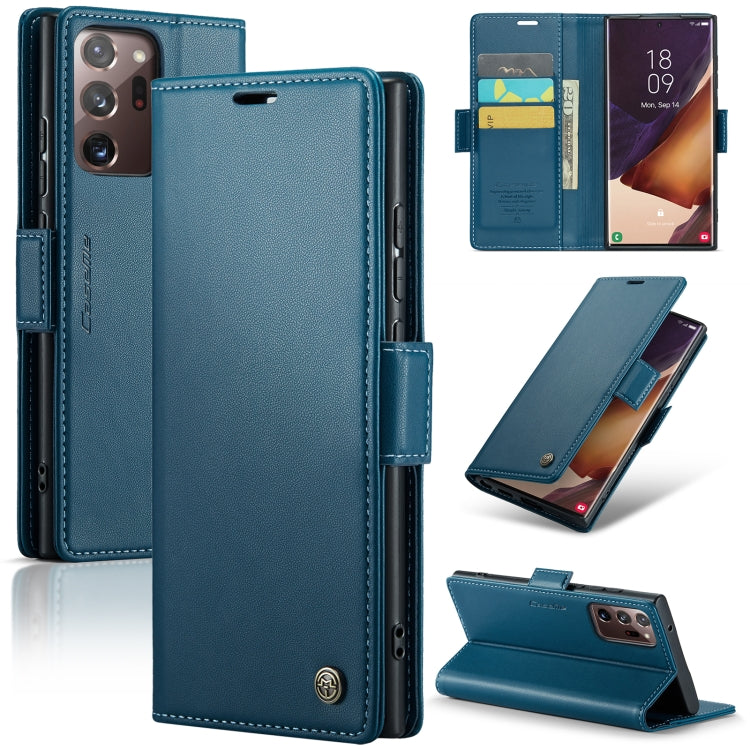 CaseMe 023 Butterfly Buckle Litchi Texture RFID Anti-theft Leather Phone Case, For Samsung Galaxy S21+ 5G, For Samsung Galaxy S21 Ultra 5G, For Samsung Galaxy Note20 Ultra, For Samsung Galaxy S20 Ultra, For Samsung Galaxy S20, For Samsung Galaxy S20+  ...