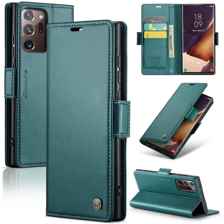 CaseMe 023 Butterfly Buckle Litchi Texture RFID Anti-theft Leather Phone Case, For Samsung Galaxy S21+ 5G, For Samsung Galaxy S21 Ultra 5G, For Samsung Galaxy Note20 Ultra, For Samsung Galaxy S20 Ultra, For Samsung Galaxy S20, For Samsung Galaxy S20+  ...