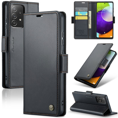 CaseMe 023 Butterfly Buckle Litchi Texture RFID Anti-theft Leather Phone Case, For Samsung Galaxy S22 5G, For Samsung Galaxy A32 5G / M32 5G, For Samsung Galaxy A52/A52s 5G, For Samsung Galaxy A22 5G, For Samsung Galaxy S21 FE 5G, For Samsung Galaxy A7...