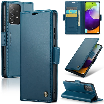 CaseMe 023 Butterfly Buckle Litchi Texture RFID Anti-theft Leather Phone Case, For Samsung Galaxy S22 5G, For Samsung Galaxy A32 5G / M32 5G, For Samsung Galaxy A52/A52s 5G, For Samsung Galaxy A22 5G, For Samsung Galaxy S21 FE 5G, For Samsung Galaxy A7...