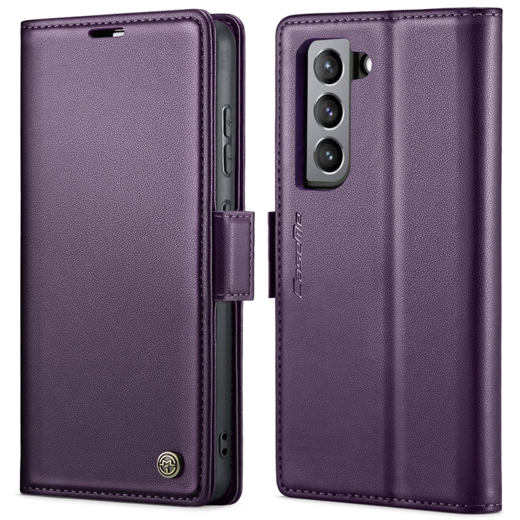 CaseMe 023 Butterfly Buckle Litchi Texture RFID Anti-theft Leather Phone Case, For Samsung Galaxy S22 5G, For Samsung Galaxy A32 5G / M32 5G, For Samsung Galaxy A52/A52s 5G, For Samsung Galaxy A22 5G, For Samsung Galaxy S21 FE 5G, For Samsung Galaxy A7...
