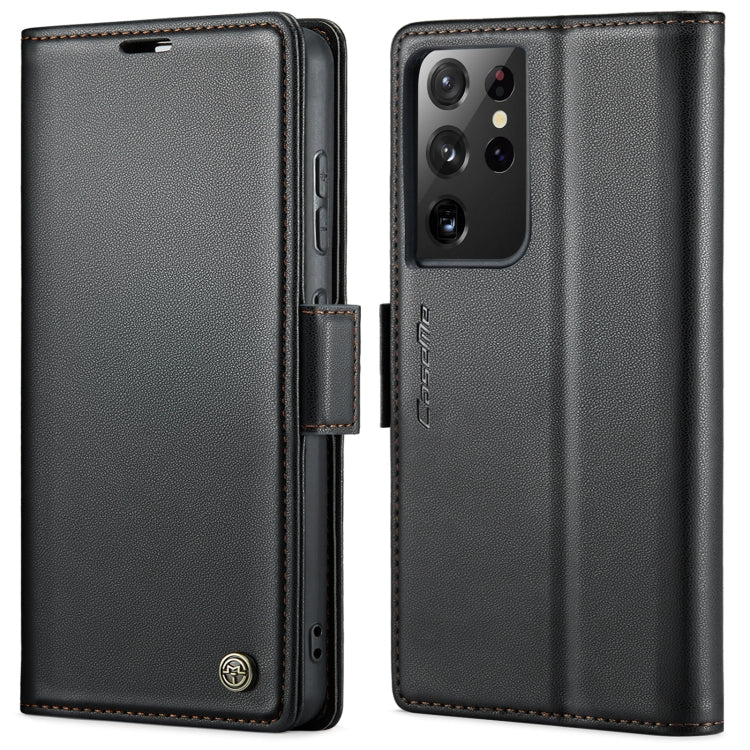 CaseMe 023 Butterfly Buckle Litchi Texture RFID Anti-theft Leather Phone Case, For Samsung Galaxy S21+ 5G, For Samsung Galaxy S21 Ultra 5G, For Samsung Galaxy Note20 Ultra, For Samsung Galaxy S20 Ultra, For Samsung Galaxy S20, For Samsung Galaxy S20+  ...