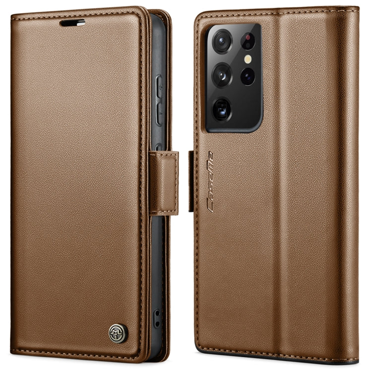 CaseMe 023 Butterfly Buckle Litchi Texture RFID Anti-theft Leather Phone Case, For Samsung Galaxy S21+ 5G, For Samsung Galaxy S21 Ultra 5G, For Samsung Galaxy Note20 Ultra, For Samsung Galaxy S20 Ultra, For Samsung Galaxy S20, For Samsung Galaxy S20+  ...