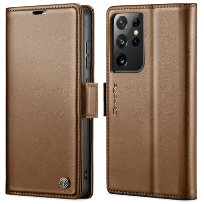 CaseMe 023 Butterfly Buckle Litchi Texture RFID Anti-theft Leather Phone Case, For Samsung Galaxy S21+ 5G, For Samsung Galaxy S21 Ultra 5G, For Samsung Galaxy Note20 Ultra, For Samsung Galaxy S20 Ultra, For Samsung Galaxy S20, For Samsung Galaxy S20+  ...