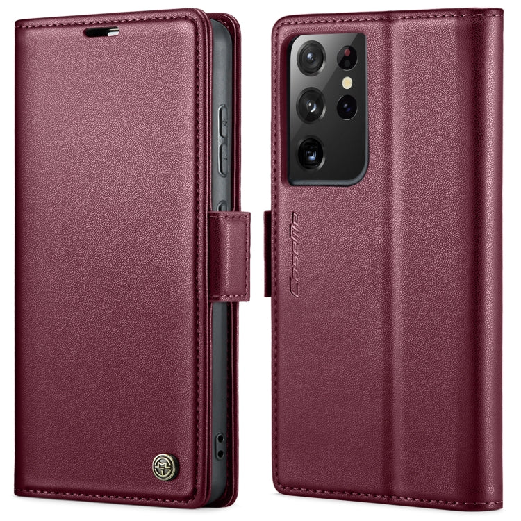 CaseMe 023 Butterfly Buckle Litchi Texture RFID Anti-theft Leather Phone Case, For Samsung Galaxy S21+ 5G, For Samsung Galaxy S21 Ultra 5G, For Samsung Galaxy Note20 Ultra, For Samsung Galaxy S20 Ultra, For Samsung Galaxy S20, For Samsung Galaxy S20+  ...