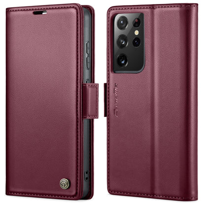 CaseMe 023 Butterfly Buckle Litchi Texture RFID Anti-theft Leather Phone Case, For Samsung Galaxy S21+ 5G, For Samsung Galaxy S21 Ultra 5G, For Samsung Galaxy Note20 Ultra, For Samsung Galaxy S20 Ultra, For Samsung Galaxy S20, For Samsung Galaxy S20+  ...