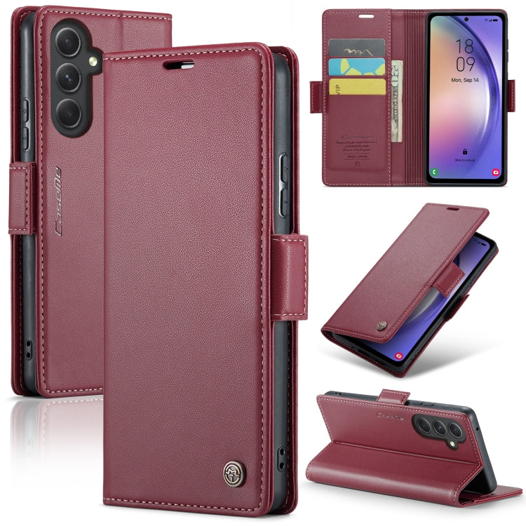 CaseMe 023 Butterfly Buckle Litchi Texture RFID Anti-theft Leather Phone Case, For Samsung Galaxy S23 FE 5G, For Samsung Galaxy A24 4G, For Samsung Galaxy A14 4G/5G, For Samsung Galaxy A34 5G, For Samsung Galaxy A54 5G, For Samsung Galaxy S23 Ultra 5G ...