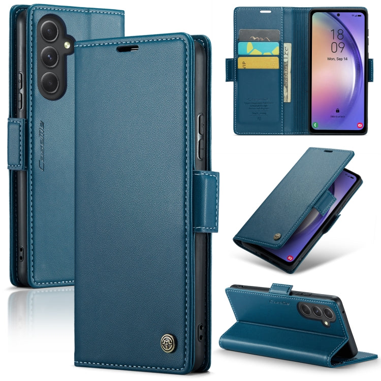 CaseMe 023 Butterfly Buckle Litchi Texture RFID Anti-theft Leather Phone Case, For Samsung Galaxy S23 FE 5G, For Samsung Galaxy A24 4G, For Samsung Galaxy A14 4G/5G, For Samsung Galaxy A34 5G, For Samsung Galaxy A54 5G, For Samsung Galaxy S23 Ultra 5G ...