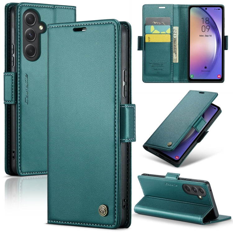 CaseMe 023 Butterfly Buckle Litchi Texture RFID Anti-theft Leather Phone Case, For Samsung Galaxy S23 FE 5G, For Samsung Galaxy A24 4G, For Samsung Galaxy A14 4G/5G, For Samsung Galaxy A34 5G, For Samsung Galaxy A54 5G, For Samsung Galaxy S23 Ultra 5G ...