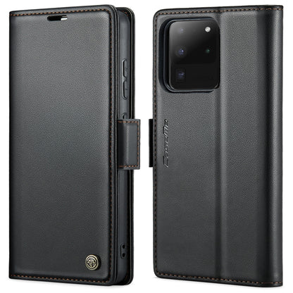 CaseMe 023 Butterfly Buckle Litchi Texture RFID Anti-theft Leather Phone Case, For Samsung Galaxy S21+ 5G, For Samsung Galaxy S21 Ultra 5G, For Samsung Galaxy Note20 Ultra, For Samsung Galaxy S20 Ultra, For Samsung Galaxy S20, For Samsung Galaxy S20+  ...