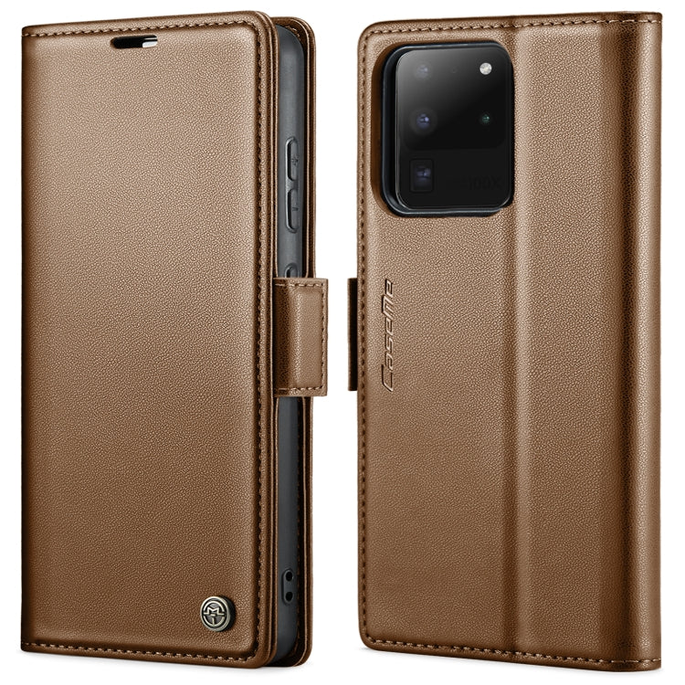 CaseMe 023 Butterfly Buckle Litchi Texture RFID Anti-theft Leather Phone Case, For Samsung Galaxy S21+ 5G, For Samsung Galaxy S21 Ultra 5G, For Samsung Galaxy Note20 Ultra, For Samsung Galaxy S20 Ultra, For Samsung Galaxy S20, For Samsung Galaxy S20+  ...