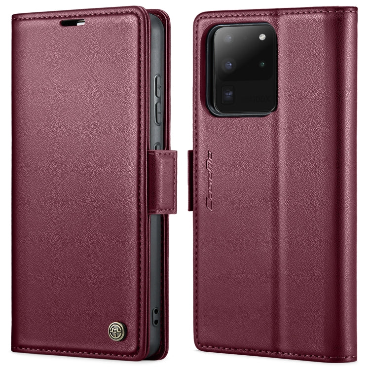CaseMe 023 Butterfly Buckle Litchi Texture RFID Anti-theft Leather Phone Case, For Samsung Galaxy S21+ 5G, For Samsung Galaxy S21 Ultra 5G, For Samsung Galaxy Note20 Ultra, For Samsung Galaxy S20 Ultra, For Samsung Galaxy S20, For Samsung Galaxy S20+  ...
