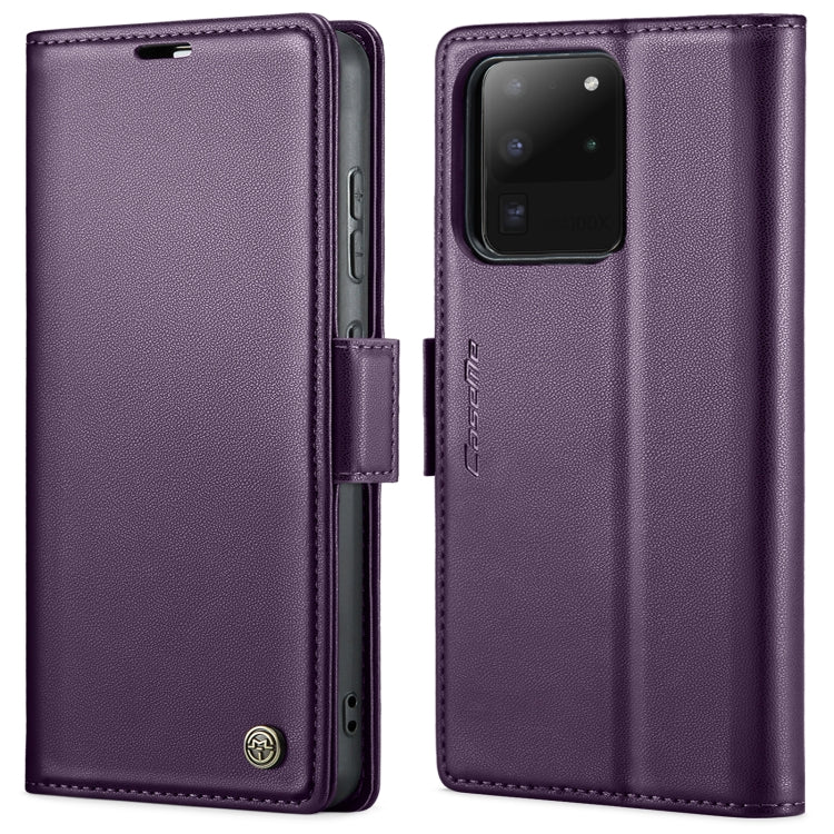 CaseMe 023 Butterfly Buckle Litchi Texture RFID Anti-theft Leather Phone Case, For Samsung Galaxy S21+ 5G, For Samsung Galaxy S21 Ultra 5G, For Samsung Galaxy Note20 Ultra, For Samsung Galaxy S20 Ultra, For Samsung Galaxy S20, For Samsung Galaxy S20+  ...