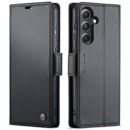 CaseMe 023 Butterfly Buckle Litchi Texture RFID Anti-theft Leather Phone Case, For Samsung Galaxy S23 FE 5G, For Samsung Galaxy A24 4G, For Samsung Galaxy A14 4G/5G, For Samsung Galaxy A34 5G, For Samsung Galaxy A54 5G, For Samsung Galaxy S23 Ultra 5G ...