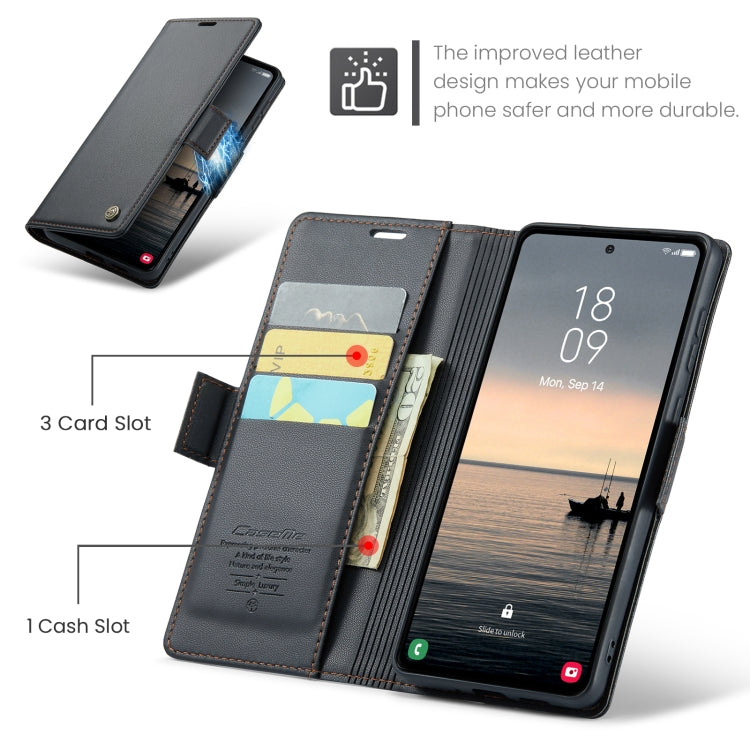 CaseMe 023 Butterfly Buckle Litchi Texture RFID Anti-theft Leather Phone Case, For Samsung Galaxy S23 FE 5G, For Samsung Galaxy A24 4G, For Samsung Galaxy A14 4G/5G, For Samsung Galaxy A34 5G, For Samsung Galaxy A54 5G, For Samsung Galaxy S23 Ultra 5G ...