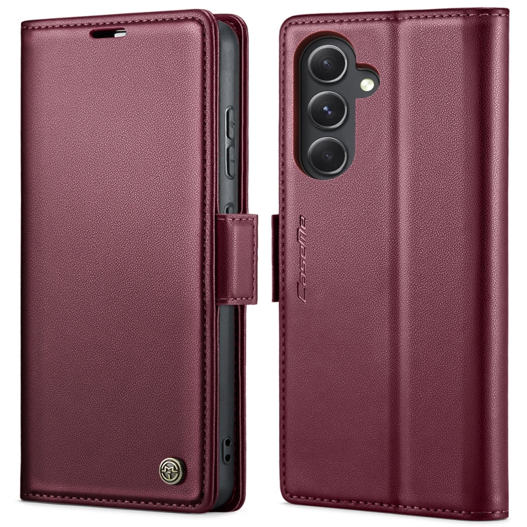 CaseMe 023 Butterfly Buckle Litchi Texture RFID Anti-theft Leather Phone Case, For Samsung Galaxy S23 FE 5G, For Samsung Galaxy A24 4G, For Samsung Galaxy A14 4G/5G, For Samsung Galaxy A34 5G, For Samsung Galaxy A54 5G, For Samsung Galaxy S23 Ultra 5G ...