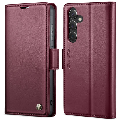 CaseMe 023 Butterfly Buckle Litchi Texture RFID Anti-theft Leather Phone Case, For Samsung Galaxy A15 4G/5G, For Samsung Galaxy A55, For Samsung Galaxy A35 5G, For Samsung Galaxy S24 Ultra, For Samsung Galaxy S24+, For Samsung Galaxy S24               ...