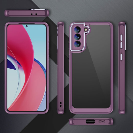 PC + TPU Phone Case with Lens Film, For Samsung Galaxy S23 5G, For Samsung Galaxy S23 Ultra 5G, For Samsung Galaxy S21 5G, For Samsung Galaxy S21+ 5G, For Samsung Galaxy S21 Ultra 5G