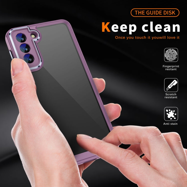 PC + TPU Phone Case with Lens Film, For Samsung Galaxy S23 5G, For Samsung Galaxy S23 Ultra 5G, For Samsung Galaxy S21 5G, For Samsung Galaxy S21+ 5G, For Samsung Galaxy S21 Ultra 5G
