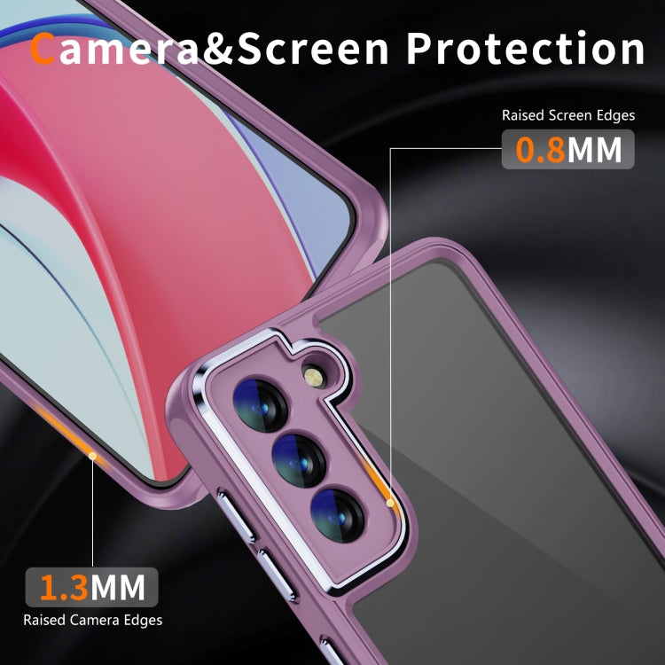 PC + TPU Phone Case with Lens Film, For Samsung Galaxy S23 5G, For Samsung Galaxy S23 Ultra 5G, For Samsung Galaxy S21 5G, For Samsung Galaxy S21+ 5G, For Samsung Galaxy S21 Ultra 5G