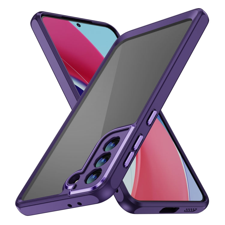 PC + TPU Phone Case with Lens Film, For Samsung Galaxy S23 5G, For Samsung Galaxy S23 Ultra 5G, For Samsung Galaxy S21 5G, For Samsung Galaxy S21+ 5G, For Samsung Galaxy S21 Ultra 5G