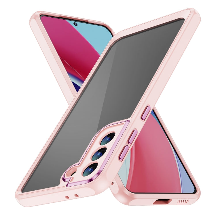 PC + TPU Phone Case with Lens Film, For Samsung Galaxy S23 5G, For Samsung Galaxy S23 Ultra 5G, For Samsung Galaxy S21 5G, For Samsung Galaxy S21+ 5G, For Samsung Galaxy S21 Ultra 5G
