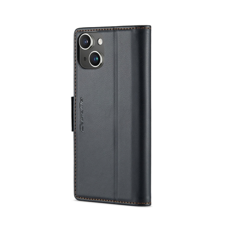 CaseMe 023 Butterfly Buckle Litchi Texture RFID Anti-theft Leather Phone Case, For iPhone 14, For iPhone 15 Pro Max, For iPhone 15 Pro, For iPhone 14 Plus, For iPhone 14 Pro, For iPhone 15 Plus, For iPhone 15, For iPhone 14 Pro Max