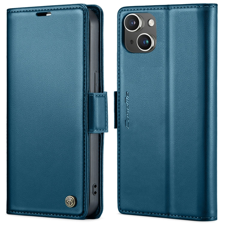 CaseMe 023 Butterfly Buckle Litchi Texture RFID Anti-theft Leather Phone Case, For iPhone 14, For iPhone 15 Pro Max, For iPhone 15 Pro, For iPhone 14 Plus, For iPhone 14 Pro, For iPhone 15 Plus, For iPhone 15, For iPhone 14 Pro Max