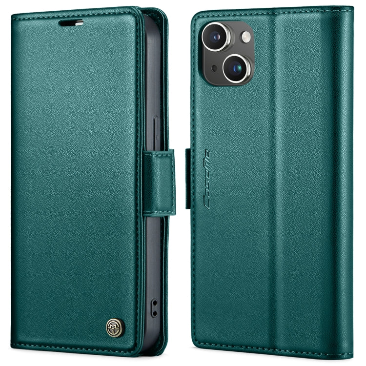 CaseMe 023 Butterfly Buckle Litchi Texture RFID Anti-theft Leather Phone Case, For iPhone 14, For iPhone 15 Pro Max, For iPhone 15 Pro, For iPhone 14 Plus, For iPhone 14 Pro, For iPhone 15 Plus, For iPhone 15, For iPhone 14 Pro Max