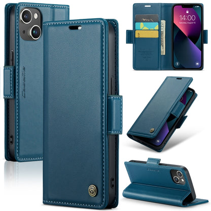 CaseMe 023 Butterfly Buckle Litchi Texture RFID Anti-theft Leather Phone Case, For iPhone 15 Pro Max, For iPhone 14, For iPhone 14 Plus, For iPhone 15 Pro, For iPhone 15 Plus, For iPhone 14 Pro, For iPhone 15, For iPhone 14 Pro Max