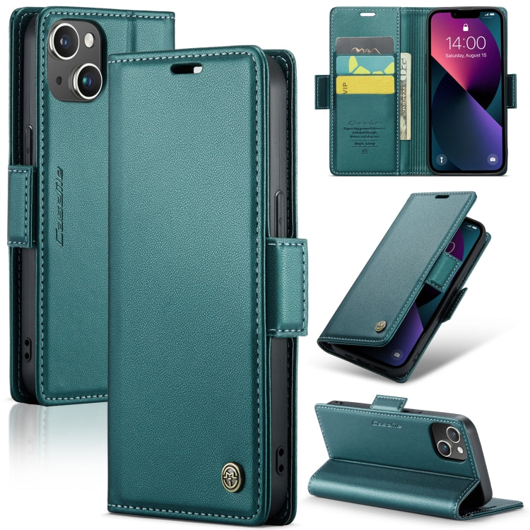 CaseMe 023 Butterfly Buckle Litchi Texture RFID Anti-theft Leather Phone Case, For iPhone 14, For iPhone 15 Pro Max, For iPhone 15 Pro, For iPhone 14 Plus, For iPhone 14 Pro, For iPhone 15 Plus, For iPhone 15, For iPhone 14 Pro Max