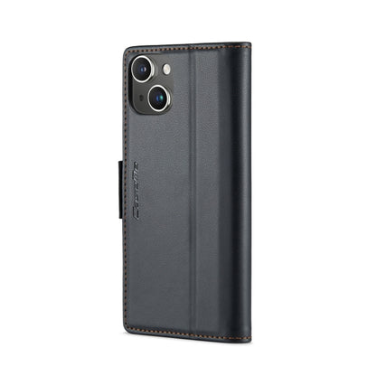 CaseMe 023 Butterfly Buckle Litchi Texture RFID Anti-theft Leather Phone Case, For iPhone 13, For iPhone 13 mini, For iPhone 13 Pro, For iPhone 13 Pro Max, For iPhone 12 / 12 Pro, For iPhone 12 Pro Max, For iPhone 12 mini, For iPhone 11