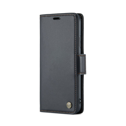 CaseMe 023 Butterfly Buckle Litchi Texture RFID Anti-theft Leather Phone Case, For iPhone 11 Pro, For iPhone 11 Pro Max, For iPhone XS Max, For iPhone XS, For iPhone XR, For iPhone SE 2022/SE 2020/6/7/8, For iPhone 6 Plus/7 Plus/8 Plus
