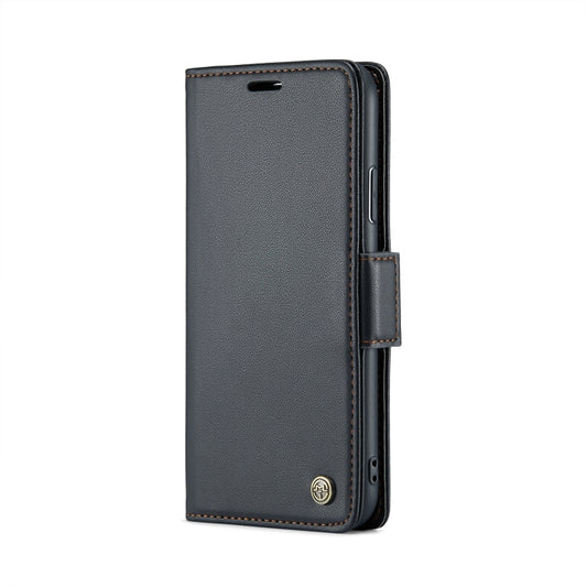 CaseMe 023 Butterfly Buckle Litchi Texture RFID Anti-theft Leather Phone Case, For iPhone 11 Pro, For iPhone 11 Pro Max, For iPhone XS Max, For iPhone XS, For iPhone XR, For iPhone SE 2022/SE 2020/6/7/8, For iPhone 6 Plus/7 Plus/8 Plus