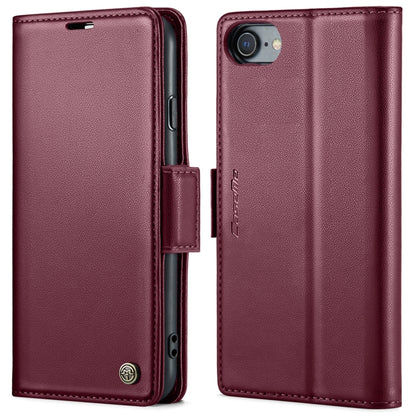 CaseMe 023 Butterfly Buckle Litchi Texture RFID Anti-theft Leather Phone Case, For iPhone 11 Pro, For iPhone 11 Pro Max, For iPhone XS Max, For iPhone XS, For iPhone XR, For iPhone SE 2022/SE 2020/6/7/8, For iPhone 6 Plus/7 Plus/8 Plus