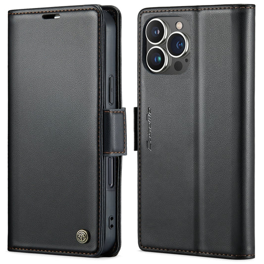 CaseMe 023 Butterfly Buckle Litchi Texture RFID Anti-theft Leather Phone Case, For iPhone 15 Pro Max, For iPhone 14, For iPhone 14 Plus, For iPhone 15 Pro, For iPhone 15 Plus, For iPhone 14 Pro, For iPhone 15, For iPhone 14 Pro Max