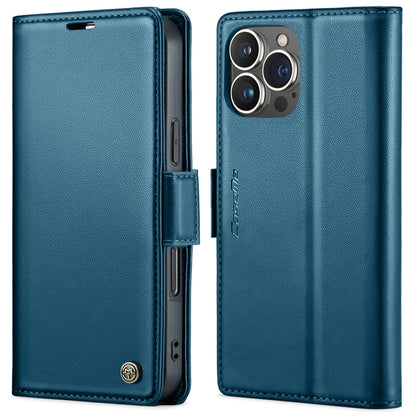 CaseMe 023 Butterfly Buckle Litchi Texture RFID Anti-theft Leather Phone Case, For iPhone 15 Pro Max, For iPhone 14, For iPhone 14 Plus, For iPhone 15 Pro, For iPhone 15 Plus, For iPhone 14 Pro, For iPhone 15, For iPhone 14 Pro Max