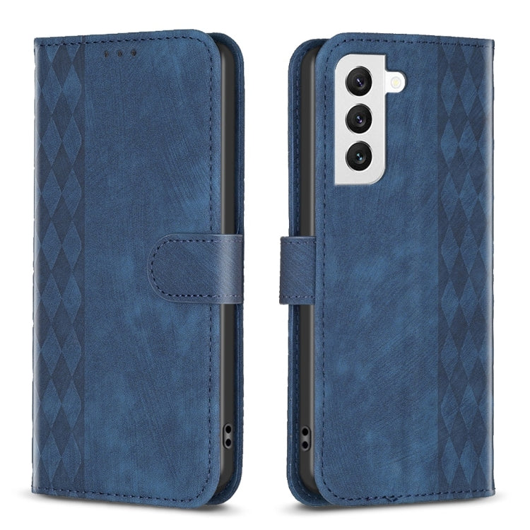 Plaid Embossed Leather Phone Case, For Samsung Galaxy S24 5G, For Samsung Galaxy S22 5G, For Samsung Galaxy S22+ 5G, For Samsung Galaxy S22 Ultra 5G, For Samsung Galaxy S21 5G, For Samsung Galaxy S21+ 5G, For Samsung Galaxy S21 Ultra 5G                ...