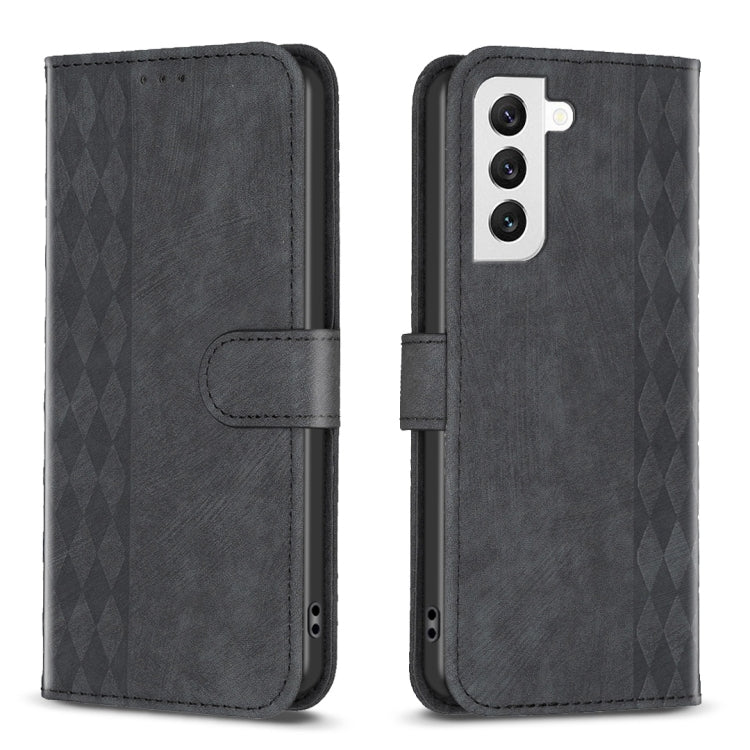 Plaid Embossed Leather Phone Case, For Samsung Galaxy S24 5G, For Samsung Galaxy S22 5G, For Samsung Galaxy S22+ 5G, For Samsung Galaxy S22 Ultra 5G, For Samsung Galaxy S21 5G, For Samsung Galaxy S21+ 5G, For Samsung Galaxy S21 Ultra 5G                ...
