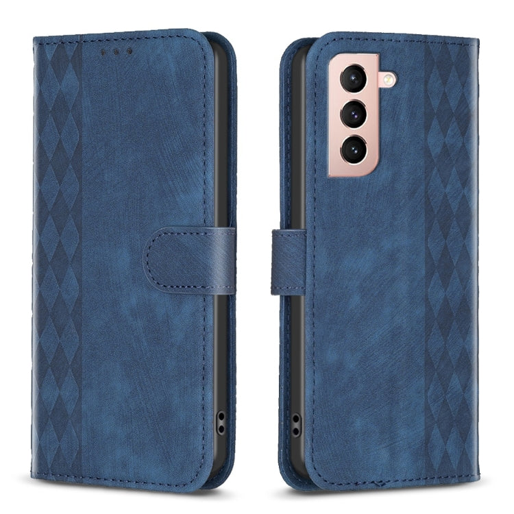 Plaid Embossed Leather Phone Case, For Samsung Galaxy S24 5G, For Samsung Galaxy S22 5G, For Samsung Galaxy S22+ 5G, For Samsung Galaxy S22 Ultra 5G, For Samsung Galaxy S21 5G, For Samsung Galaxy S21+ 5G, For Samsung Galaxy S21 Ultra 5G                ...