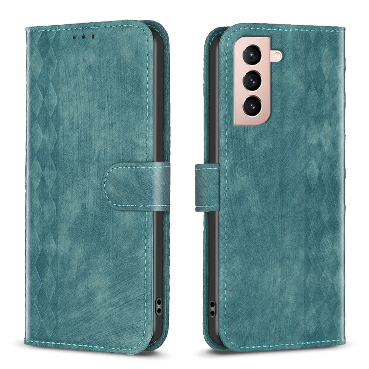 Plaid Embossed Leather Phone Case, For Samsung Galaxy S24 5G, For Samsung Galaxy S22 5G, For Samsung Galaxy S22+ 5G, For Samsung Galaxy S22 Ultra 5G, For Samsung Galaxy S21 5G, For Samsung Galaxy S21+ 5G, For Samsung Galaxy S21 Ultra 5G                ...