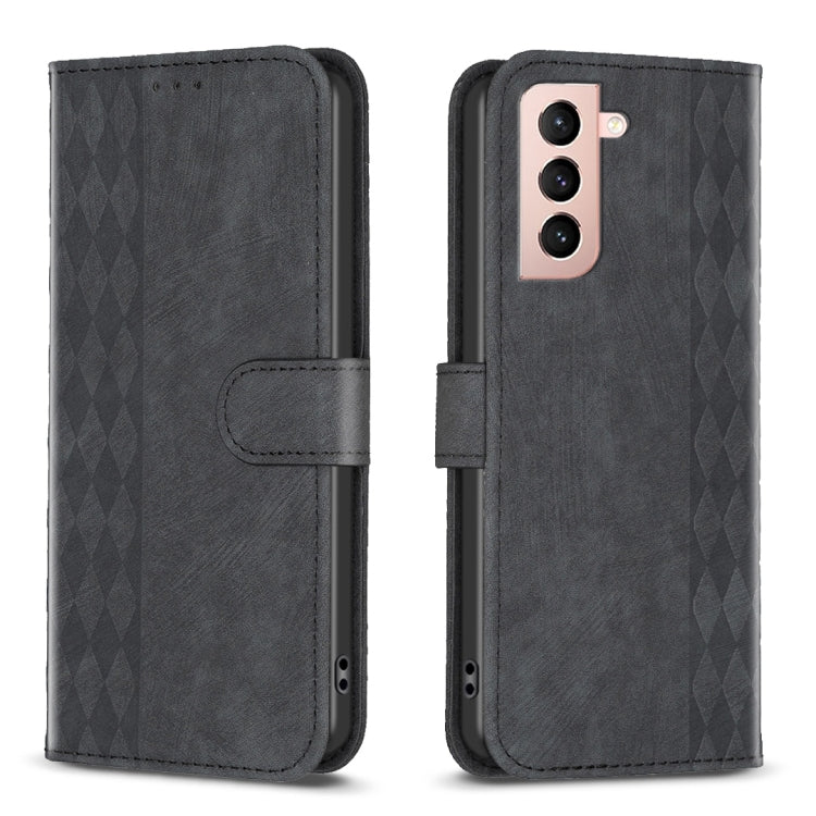 Plaid Embossed Leather Phone Case, For Samsung Galaxy S24 5G, For Samsung Galaxy S22 5G, For Samsung Galaxy S22+ 5G, For Samsung Galaxy S22 Ultra 5G, For Samsung Galaxy S21 5G, For Samsung Galaxy S21+ 5G, For Samsung Galaxy S21 Ultra 5G                ...