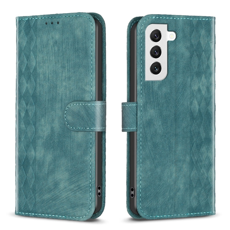 Plaid Embossed Leather Phone Case, For Samsung Galaxy S24 5G, For Samsung Galaxy S22 5G, For Samsung Galaxy S22+ 5G, For Samsung Galaxy S22 Ultra 5G, For Samsung Galaxy S21 5G, For Samsung Galaxy S21+ 5G, For Samsung Galaxy S21 Ultra 5G                ...