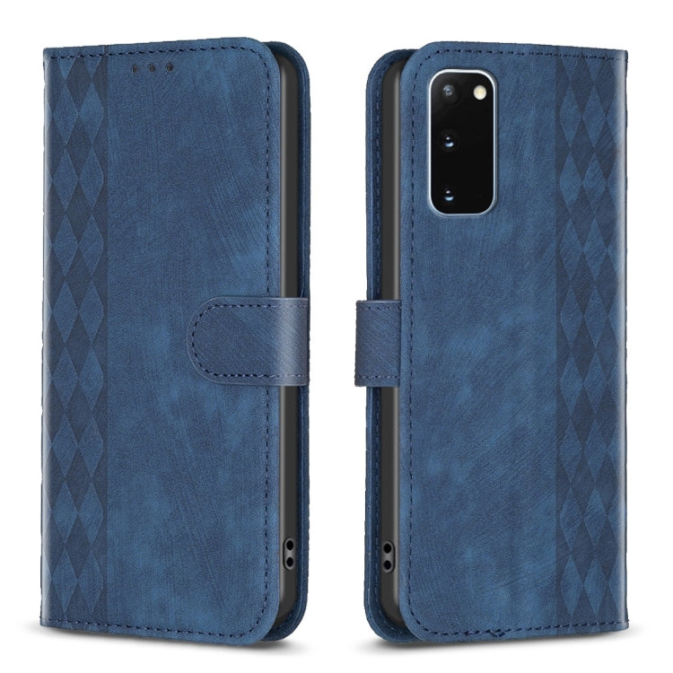Plaid Embossed Leather Phone Case, For Samsung Galaxy S24 5G, For Samsung Galaxy S22 5G, For Samsung Galaxy S22+ 5G, For Samsung Galaxy S22 Ultra 5G, For Samsung Galaxy S21 5G, For Samsung Galaxy S21+ 5G, For Samsung Galaxy S21 Ultra 5G                ...