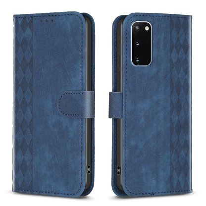 Plaid Embossed Leather Phone Case, For Samsung Galaxy S24 5G, For Samsung Galaxy S22 5G, For Samsung Galaxy S22+ 5G, For Samsung Galaxy S22 Ultra 5G, For Samsung Galaxy S21 5G, For Samsung Galaxy S21+ 5G, For Samsung Galaxy S21 Ultra 5G                ...