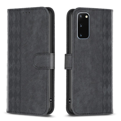 Plaid Embossed Leather Phone Case, For Samsung Galaxy S24 5G, For Samsung Galaxy S22 5G, For Samsung Galaxy S22+ 5G, For Samsung Galaxy S22 Ultra 5G, For Samsung Galaxy S21 5G, For Samsung Galaxy S21+ 5G, For Samsung Galaxy S21 Ultra 5G                ...