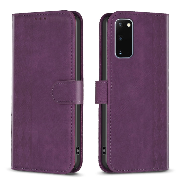 Plaid Embossed Leather Phone Case, For Samsung Galaxy S24 5G, For Samsung Galaxy S22 5G, For Samsung Galaxy S22+ 5G, For Samsung Galaxy S22 Ultra 5G, For Samsung Galaxy S21 5G, For Samsung Galaxy S21+ 5G, For Samsung Galaxy S21 Ultra 5G                ...