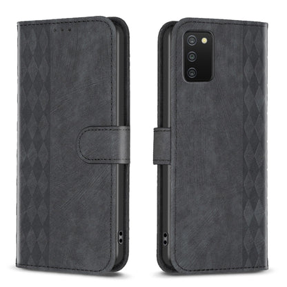 Plaid Embossed Leather Phone Case, For Samsung Galaxy S20+, For Samsung Galaxy S20 FE, For Samsung Galaxy S20 Ultra, For Samsung Galaxy A03s / A02s, For Samsung Galaxy A12, For Samsung Galaxy A13 4G/5G, For Samsung Galaxy A14 4G/5G                     ...