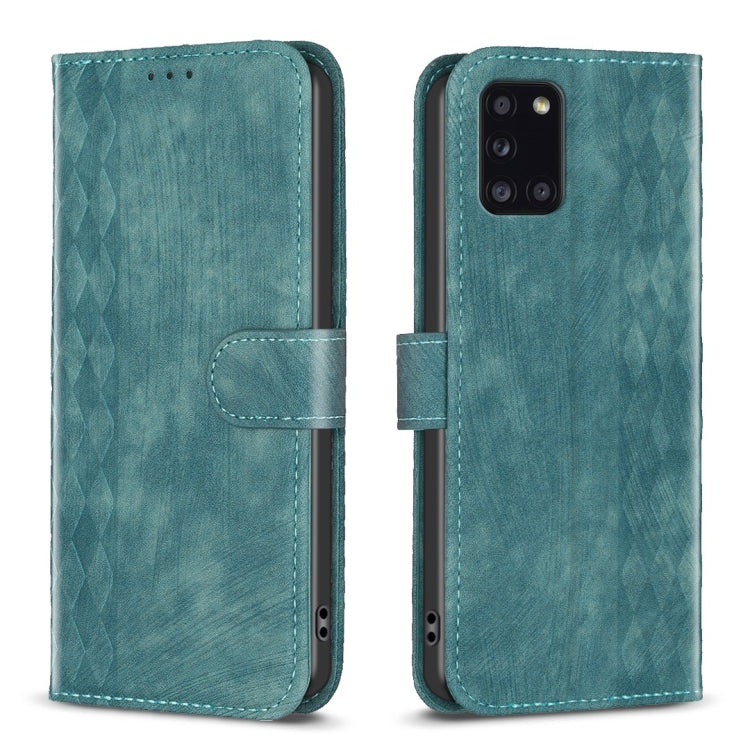 Plaid Embossed Leather Phone Case, For Samsung Galaxy A24 4G, For Samsung Galaxy A31, For Samsung Galaxy A32 4G, For Samsung Galaxy A32 5G, For Samsung Galaxy A33, For Samsung Galaxy A34, For Samsung Galaxy A41, For Samsung Galaxy A42 5G               ...